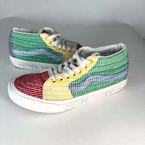 Vans Old Skool Canvas Pride LGBTQ+ Lo Top Sneakers Shoes 508357 Women 8.5